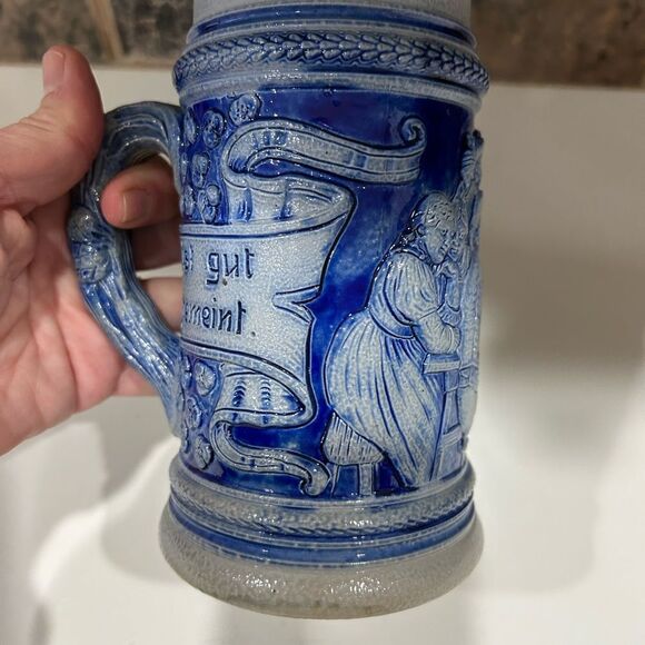 Collectible German Beer Stein Mug. In good preowned condition. - Picture 3 of 6